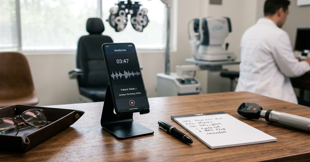 AI Scribes for Optometry: 6 Ambient Scribes Compared