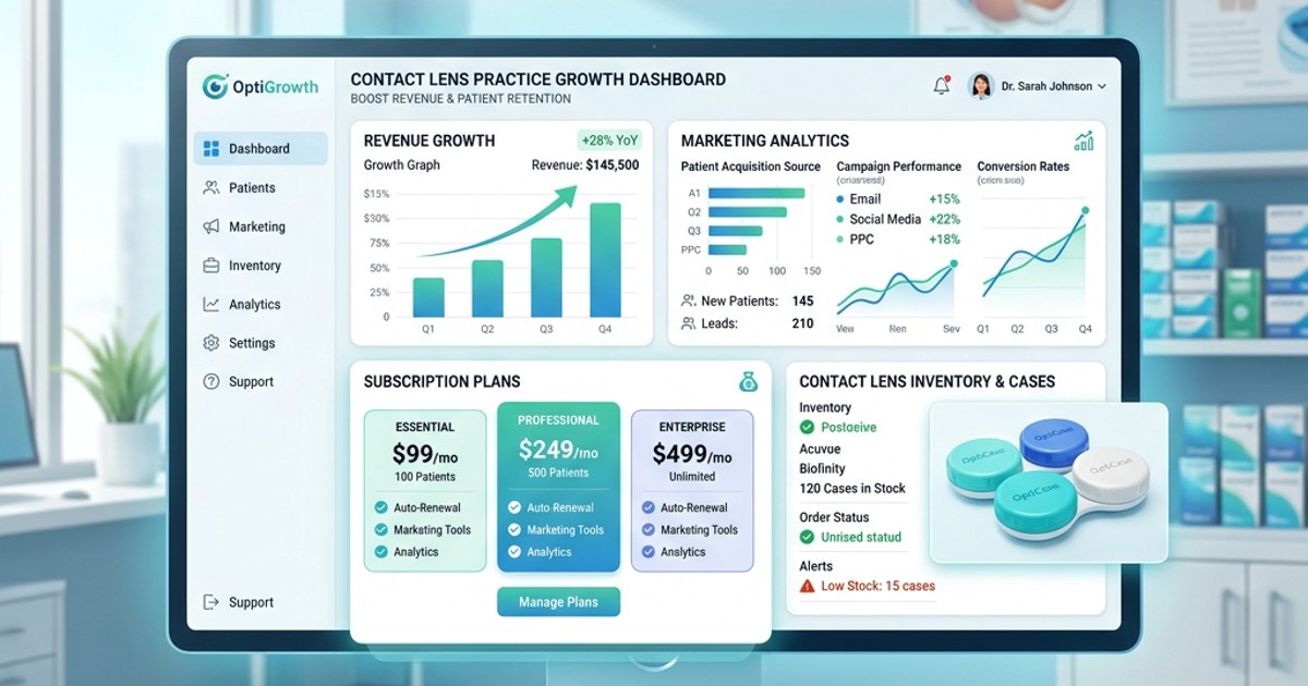 Contact Lens Practice Builder: Software Tools to Grow CL Revenue