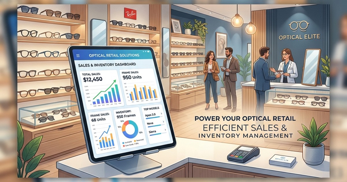Optical Retail Software: Increase Frame Sales and Inventory Accuracy