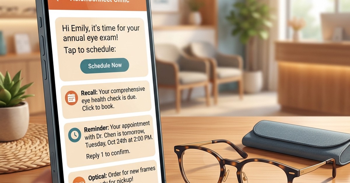 Patient Communication Tools for Optometry: Recalls, Reminders, and Reviews